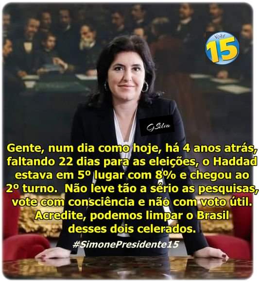 CeciliaGhiralde's tweet photo. E vamos crescer mais!
#SimonePresidente15 https://t.co/JD031AsGfu
