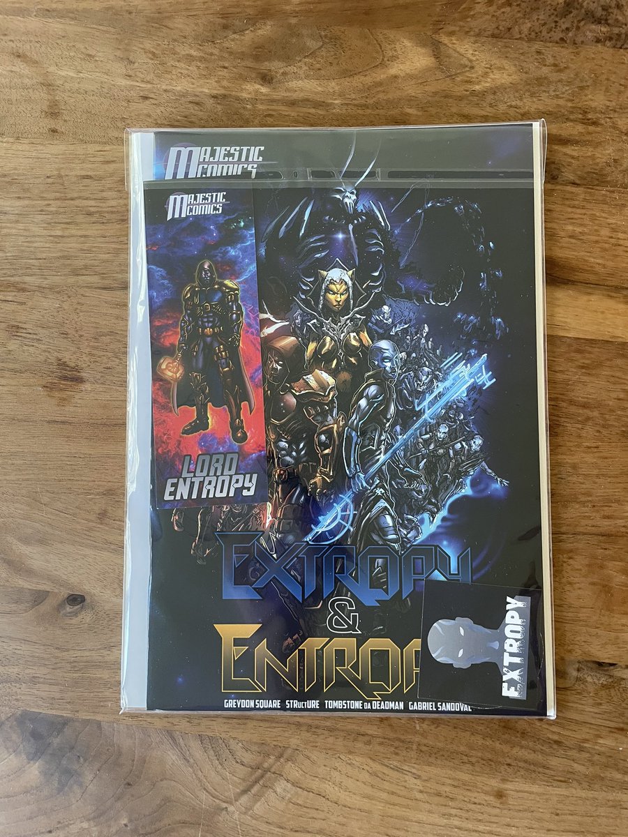 What do we have here? 😃👏 Made it all the way from the US to Europe. Can’t wait to read it. Thanks guys <a href="/MajesticComics/">Majestic Comics</a> 

#comic #indiecomics #scfiart #scifi #ComicArt