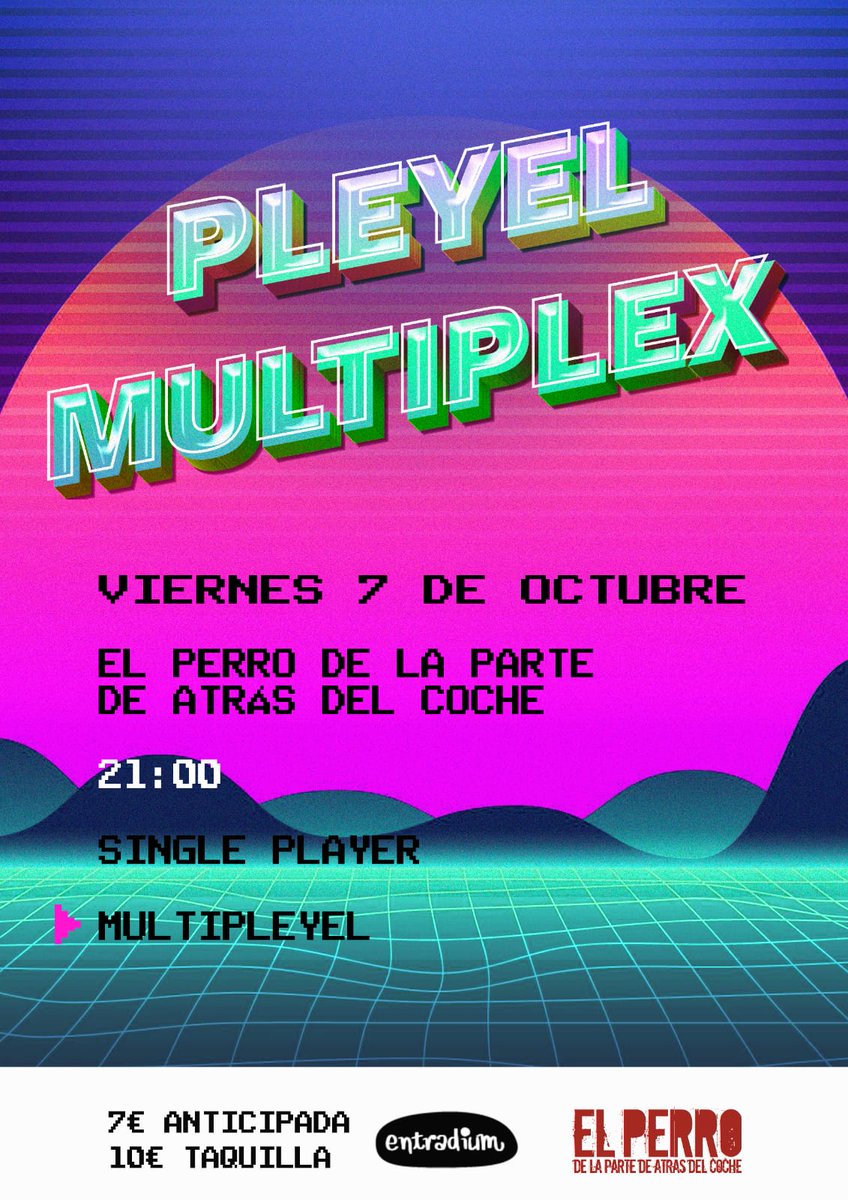 PleyelRock's tweet photo. Hola pleyelers!!
💣💣BOMBAZO!!!💣💣 Estrenamos la temporada volviendo a Madrid🎉, a la misma sala en la que estuvimos hace 3 años, @elperroclubmad !!!! La cita será el próximo viernes 7 de octubre... https://t.co/kF3RcBzSKf https://t.co/keMqXO1GIj
