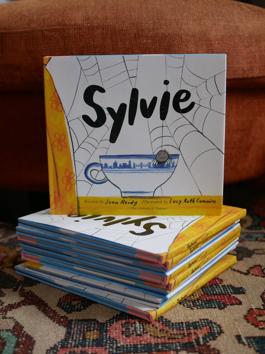 lucyruth's tweet image. Folks! I want to giveaway 3 signed copies of this lovely book @jeanreidy &amp;amp; I made with @SimonKIDS ! If you live in the US, RT &amp;amp; I’ll pick winners Monday 9/19. I know Sylvie will spin her way into your hearts. I’ll even throw in a copy of one of my other books, too! 💛🕷💛
