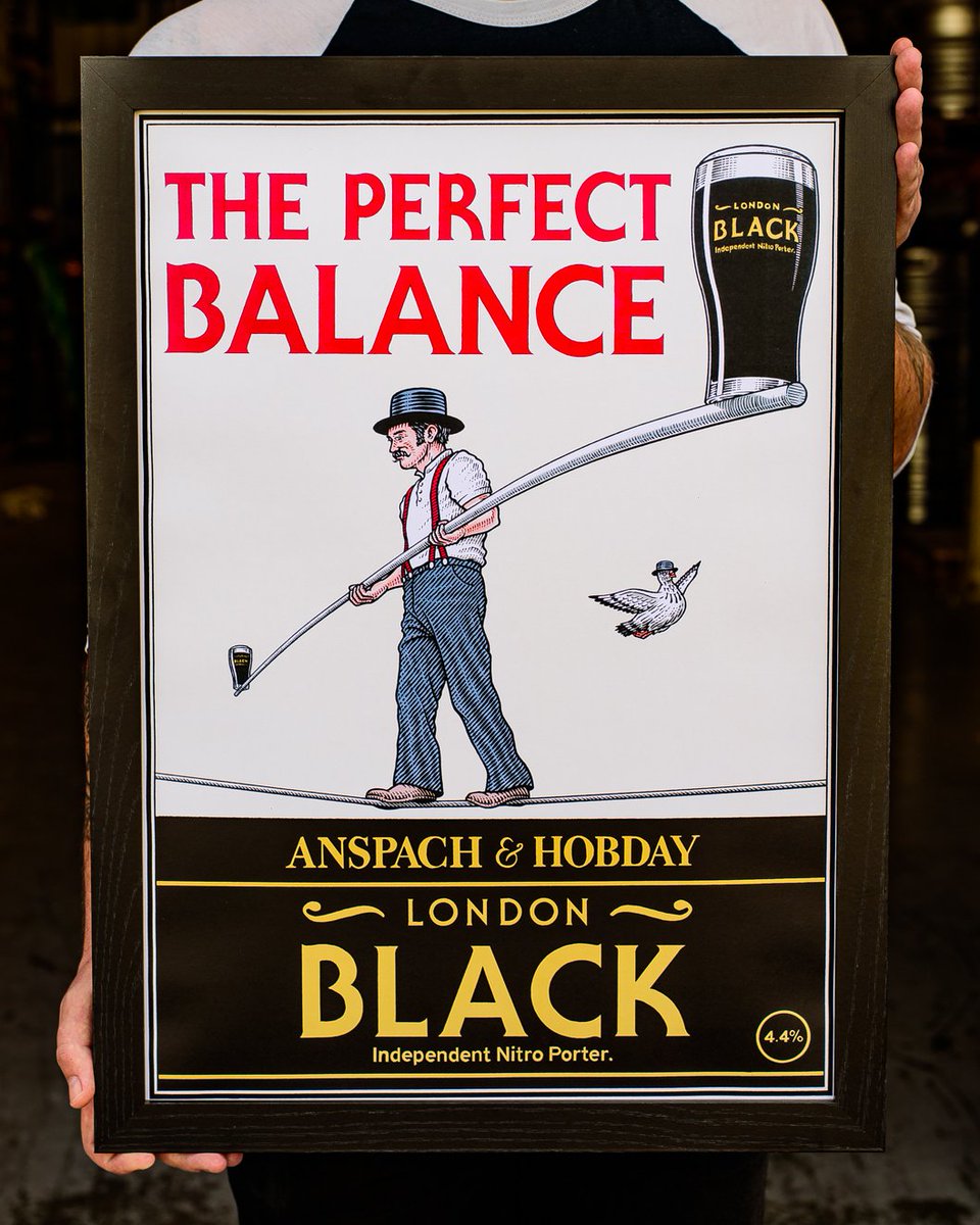 We are proud to unveil the first edition in our series of @londonblack_ah posters! 🍻