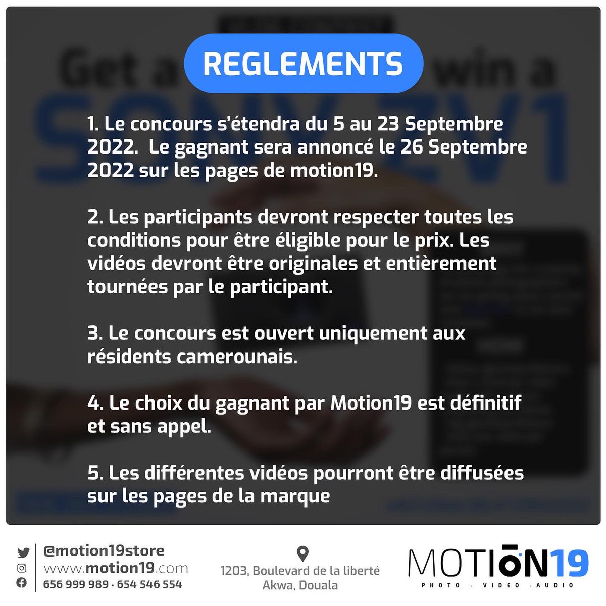 motion19store's tweet photo. Hello aventuriers, vous avez jusqu’au 23 septembre, pour tenter de gagner un Sony ZV1. 
Pour cela, il faut suffit de poster une vidéo sur le thème de “la rentrée des classes” en mentionnant Motion19 et en utilisant le hashtag #MovingCreators2022. https://t.co/YRmX2HvIWt