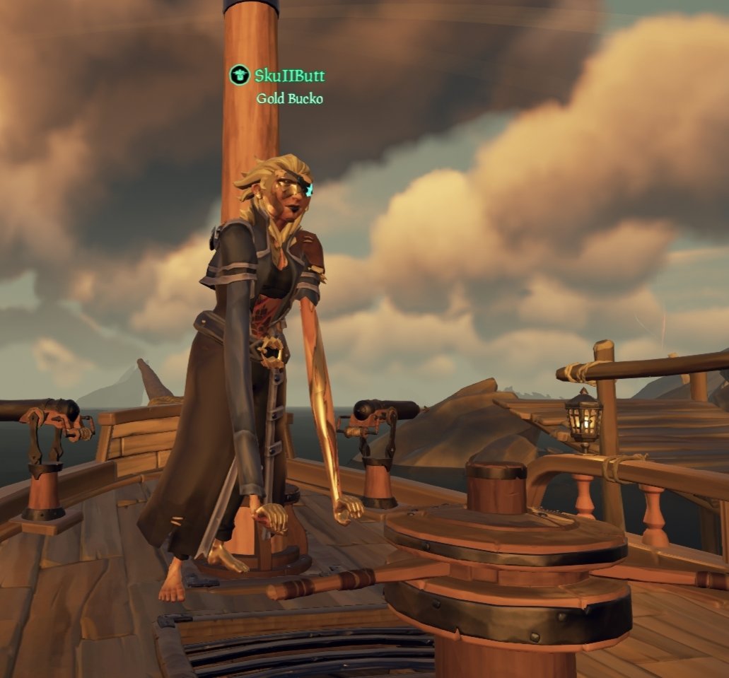NattySmith4's tweet photo. Aye it's mummy long arms 😂 😂

#SeaOfThieves #GoldCourse 🏴‍☠️🦜🖤 https://t.co/Lbti2udnrn