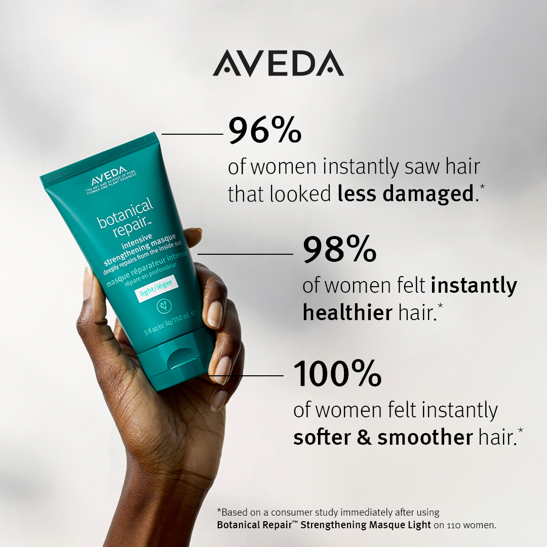 We put our plant-powered Botanical Repair Masque: Light to the test. Now it's your turn. Get instantly healthier-looking hair with 100% vegan, plant-powered Botanical Repair.

Shop it now on aveda.com

#BotanicalRepair #VeganHairCare #StrongerHair