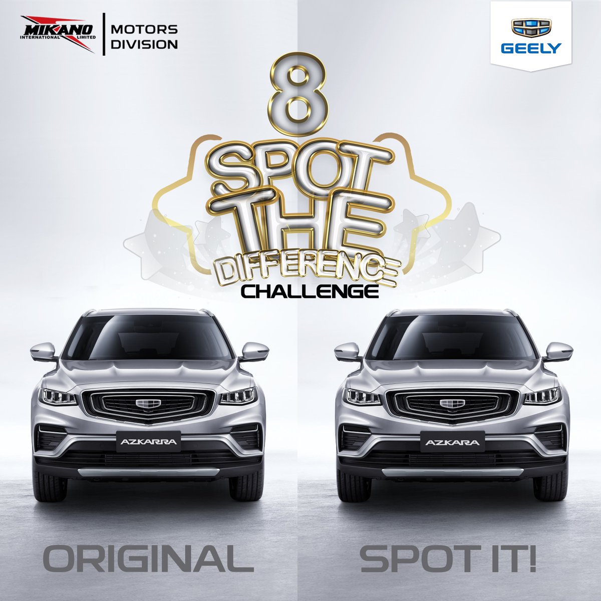 Take your favourite people out for lunch with your perfect driving companion...The Azkarra😎

Let’s have some lunch break brain teaser 🕺🏾But how well do you know this awesome car. Can you spot the differences? Tell us in the reply section.

#Mondaymorning #lunchbreak