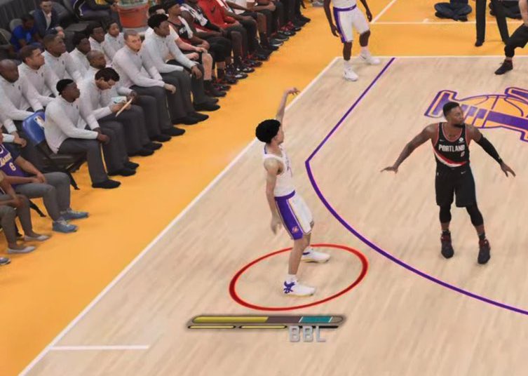 2KIntel's tweet photo. Myplayer be doing this bs in #NBA2K23 just to miss https://t.co/rnEioO8J3X