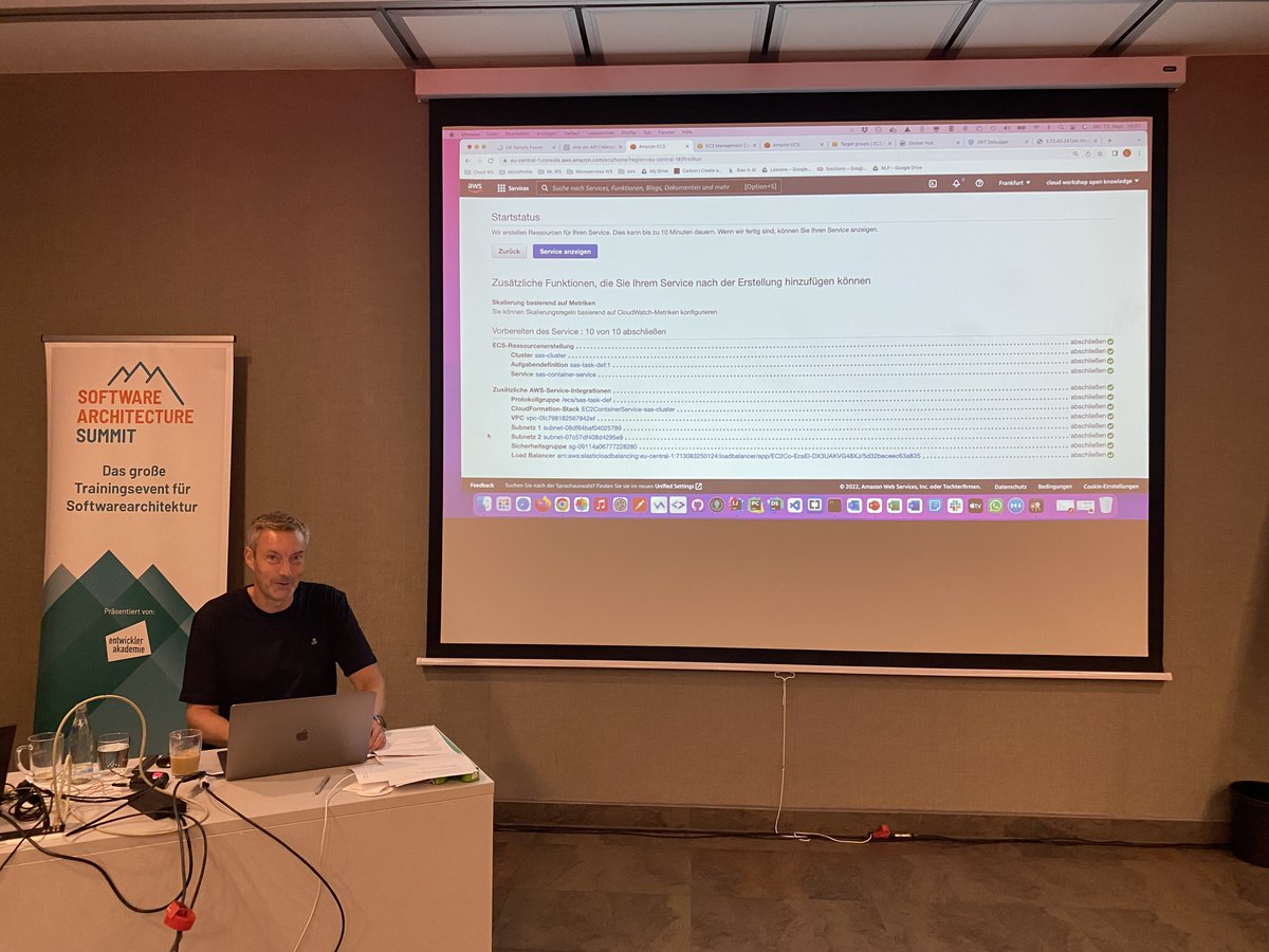 SoftwArchSummit's tweet image. Arbeiten mit der Cloud. Wird es zur Normalität? Und ist es wirklich so einfach? 🤔
@LarsRowekamp erklärt in seinem Workshop (Auf gehts in die Cloud: Das kann doch nicht so schwer sein!) alles rund um das Thema Cloud.