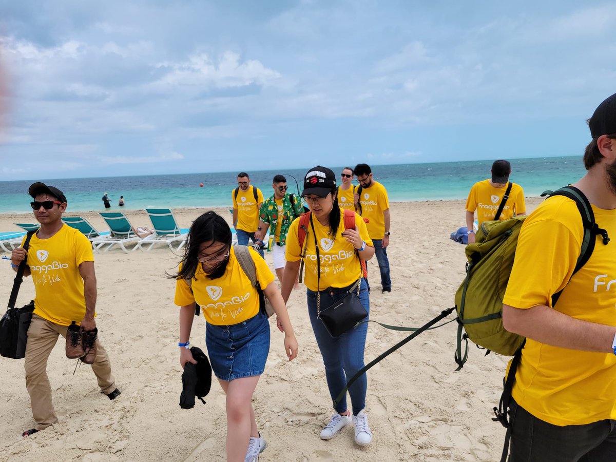 FroggaBio's tweet photo. We hosted our Sales Meeting last week in #Mexico, and had a great time exploring Playa Mujeres! With fresh local cuisine, warm weather, and plenty of activities, we were able to celebrate our success together as a team.

#FroggaBio #Mexico #VivaLaVida #Sales #Team #Science https://t.co/5SMigSL14Q