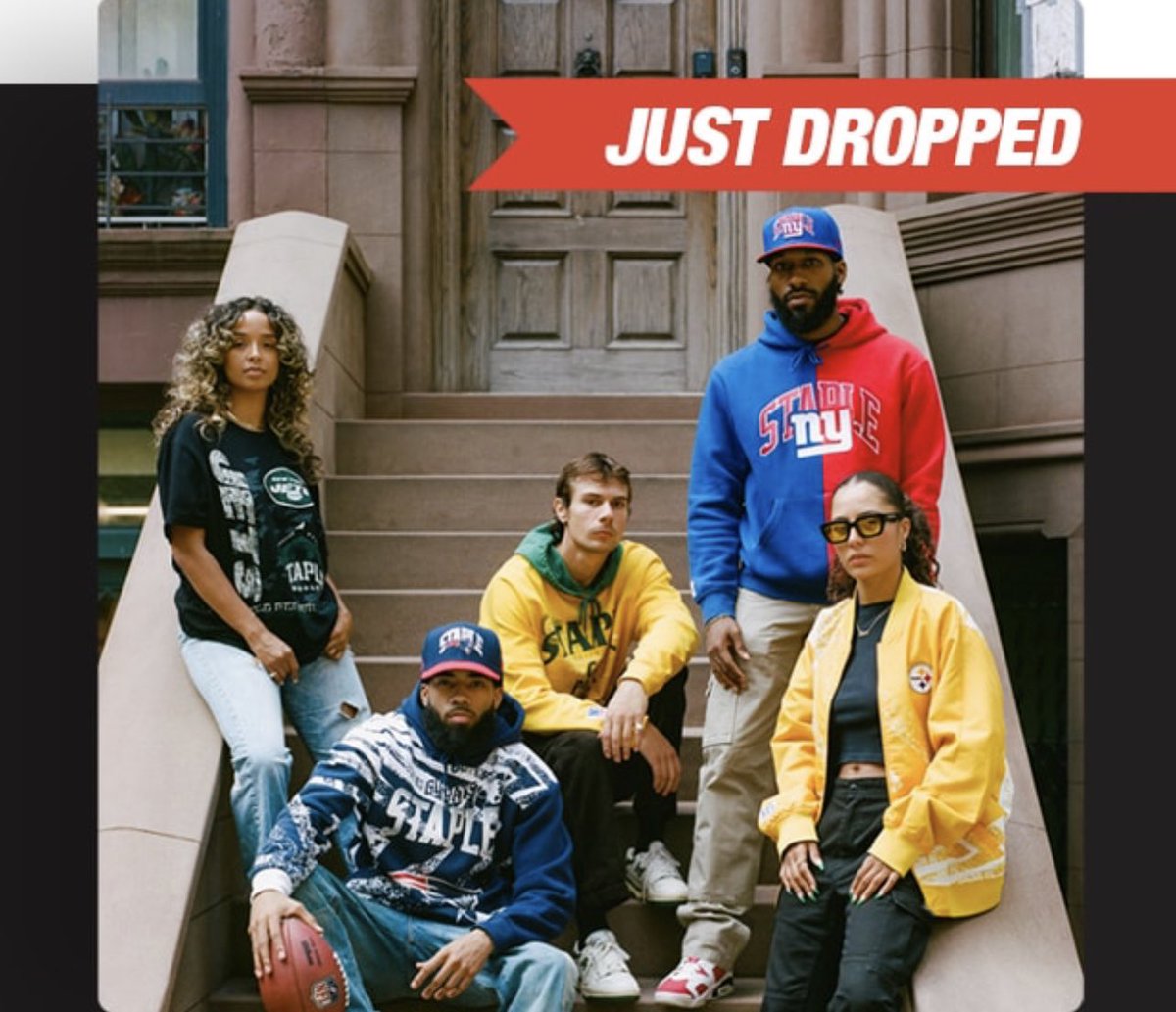 SNKR_TWITR on Twitter "NEW STAPLE x NFL Collection dropped here Lids