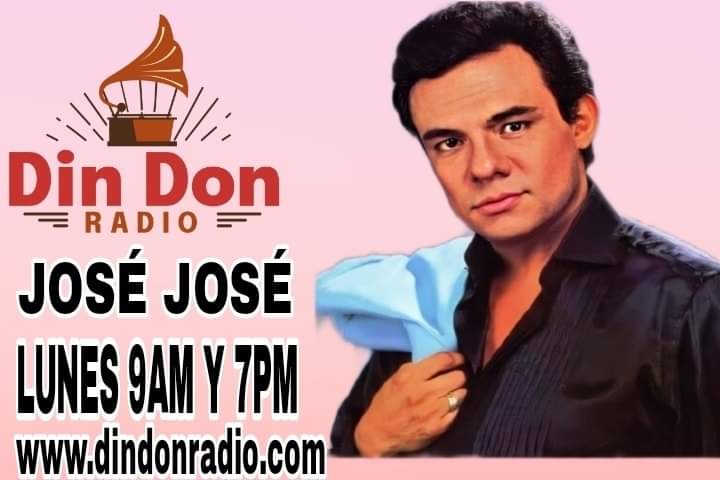 Te invitamos a qué no te pierdas la Hora de Jose José dónde tocaremos éxitos inéditos de su trayectoria musical!

Síntoniza en estos momentos. 
👉🏻 dindonradio.com 👈🏻

Escuchemos 40 y 20, Almohada y Buenos Días Amor....

Siguenos! 📲