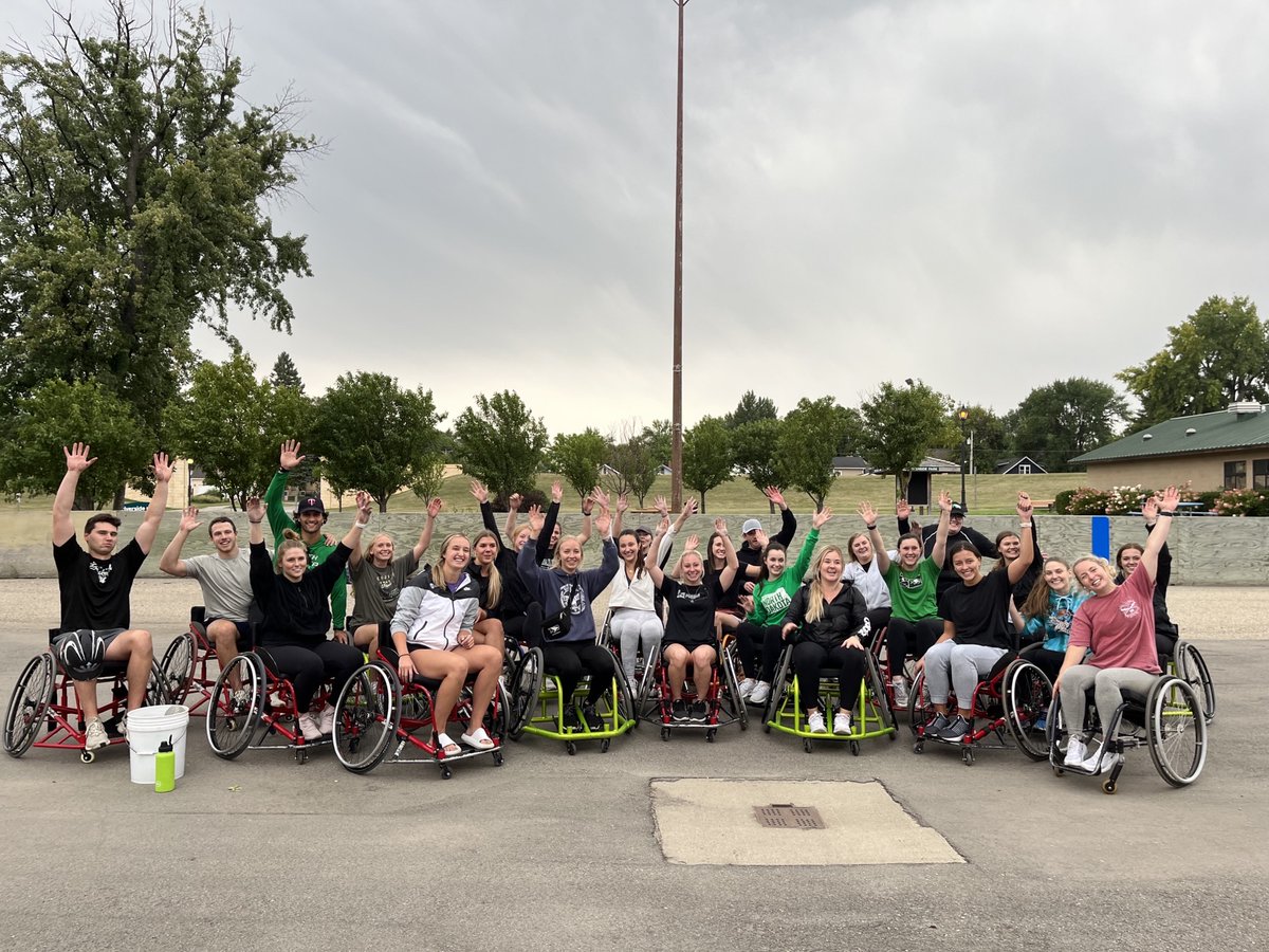 Last week UND OT and UND PT went
head-to-head in an adaptive wheelchair softball game
put on by Hope Inc. 🧑‍🦽🥎

#undproud #undsmhs #undpt #undot #adaptivesports
#wheelchair #wheelchairsoftball