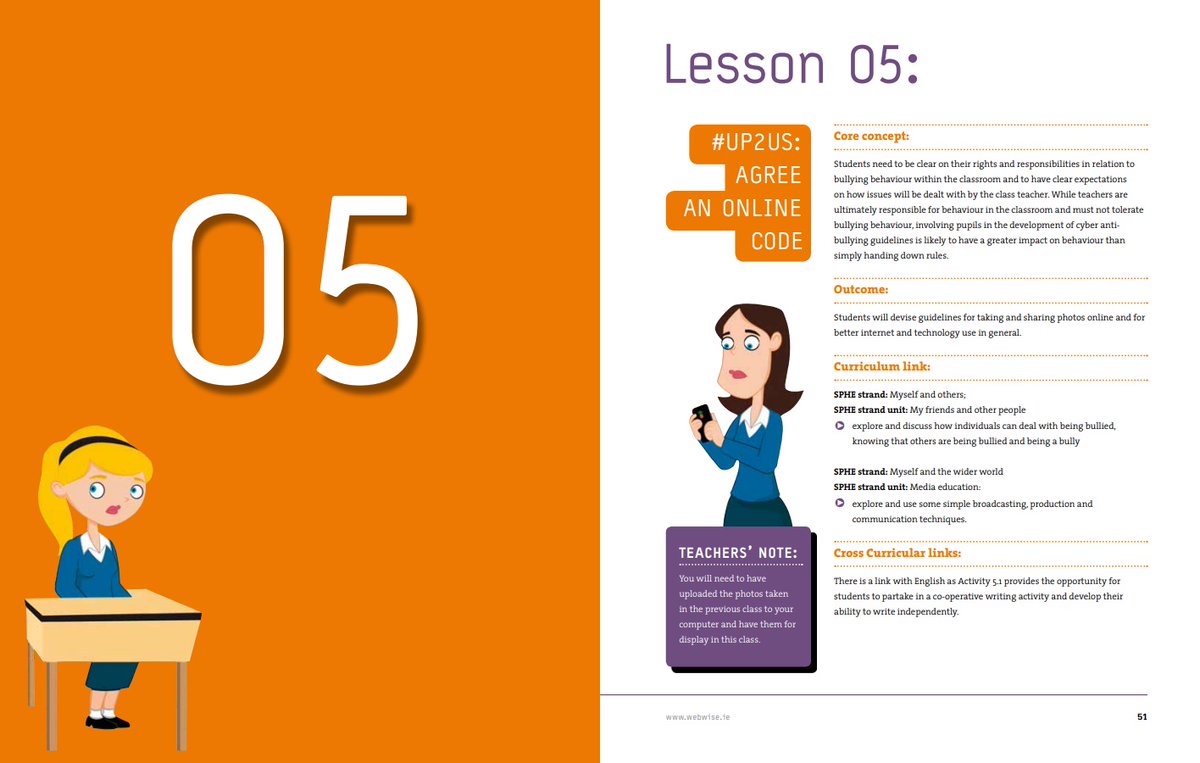 Webwise_Ireland's tweet photo. 📲These useful activity sheets will to help pupils develop an online code of behaviour, and to understand whether images are appropriate to share online.

👉They are part of Lesson 5 of the MySelfie Anti-Cyberbullying #PrimaryResource https://t.co/eMRCgkD1Hj

#Edchatie #sphe https://t.co/aOXB4xW15o