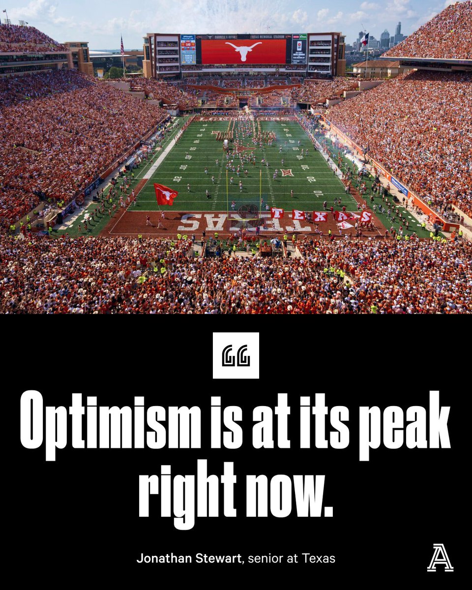 TheAthletic's tweet photo. No one on the Longhorns roster said those three infamous words Saturday.

But optimism around Texas football was rising even before the Horns took Alabama to the wire, @slmandel writes.

More: https://t.co/y53lcztmBN https://t.co/Wpugwm2UoH
