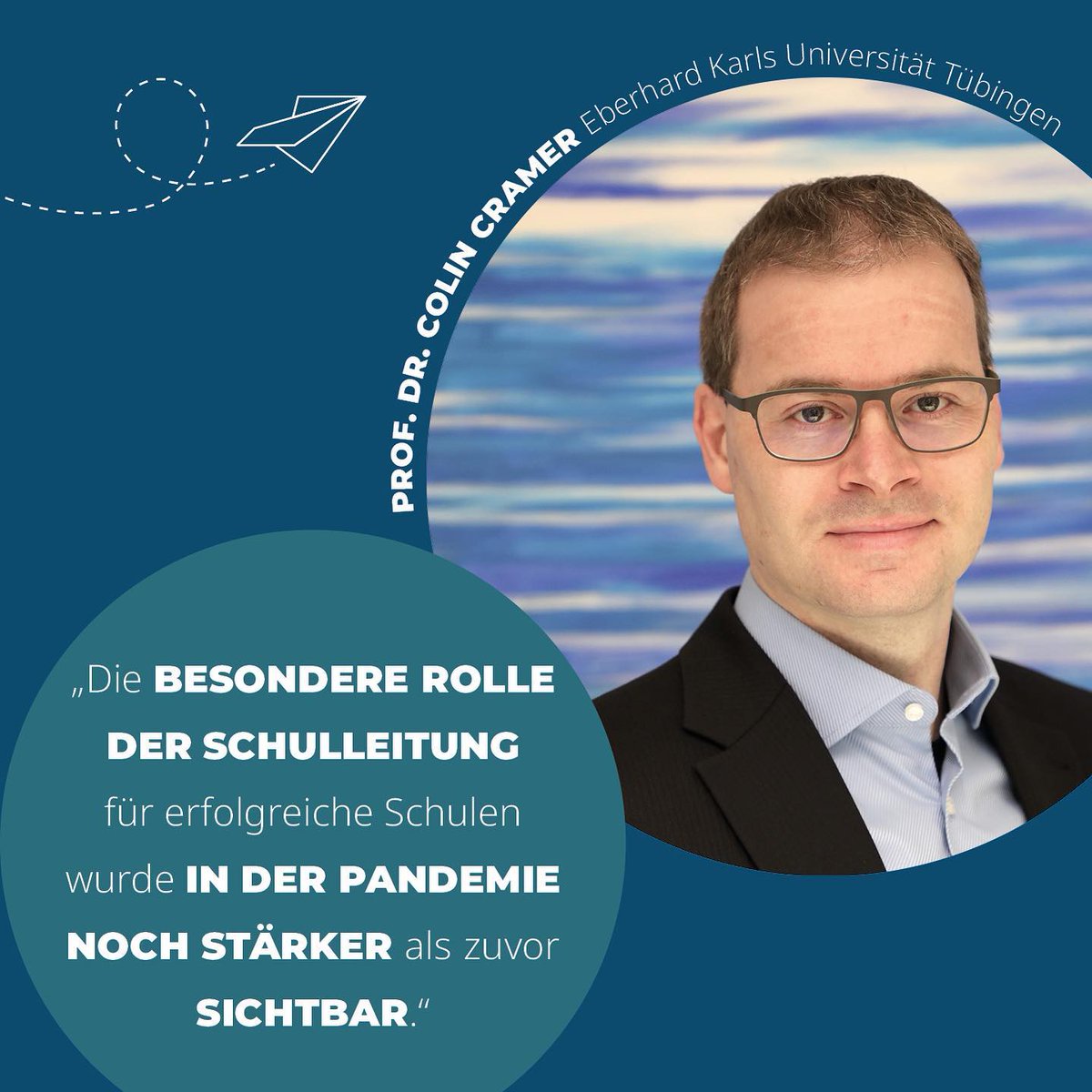 Prof. Dr. <a href="/ColinCramer2/">Colin Cramer</a> <a href="/uni_tue/">Universität Tübingen</a> thematisiert in seinem Podiumsvortrag am 📅 14.10. um 15:15Uhr die aktuellen Anforderungen an #Schulleitungen. 
Alle Infos, Streaming-Link und mehr 👉 campus-schulmanagement.de/akademie

#schulmanagement #schulentwicklung #twittercampus #twlz #edubw