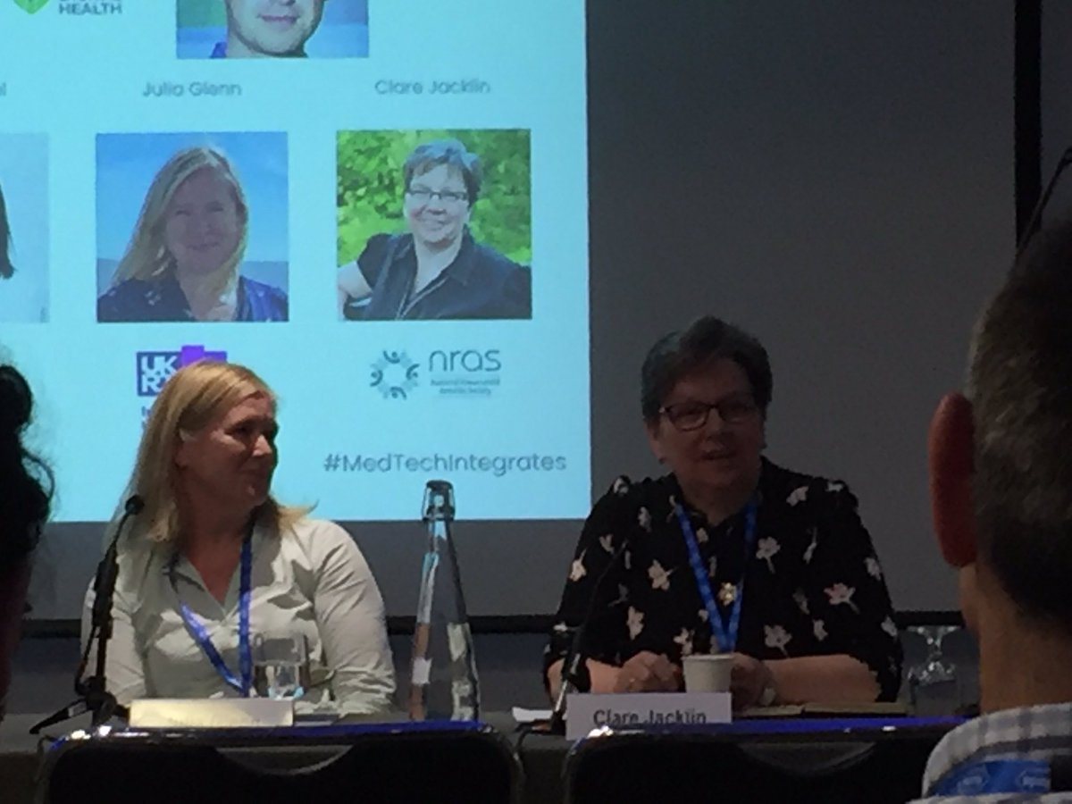 CohesionMedical's tweet photo. Great points on the importance of the patient voice being heard as a person with a condition and a context on their care journey from Clare Jacklin @NRAS_UK at #MedTechIntegrates @LSIntegrates https://t.co/ZXr24zL7fp