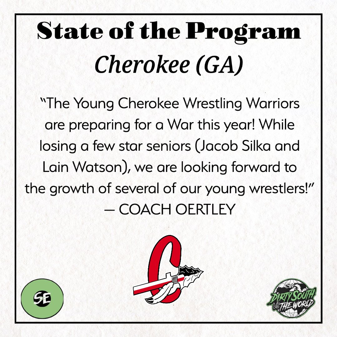 SeWrestle's tweet photo. State of the Program ... @CherokeeWrestle Boys (GA)
https://t.co/QHSk6WUY6z https://t.co/qtoJzHp2bW