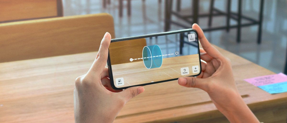 allthingsmedia's tweet photo. ATM was happy to collaborate with McGraw Hill &amp; Verizon to create "McGraw Hill AR," an app combining proven content with emerging tech. Algebra readiness and 3-D geometry for grades 6 and up. #education #augmentedreality #Verizon #McGrawHill #geometry #algebra #algebrateacher https://t.co/A3K2ERWj2F