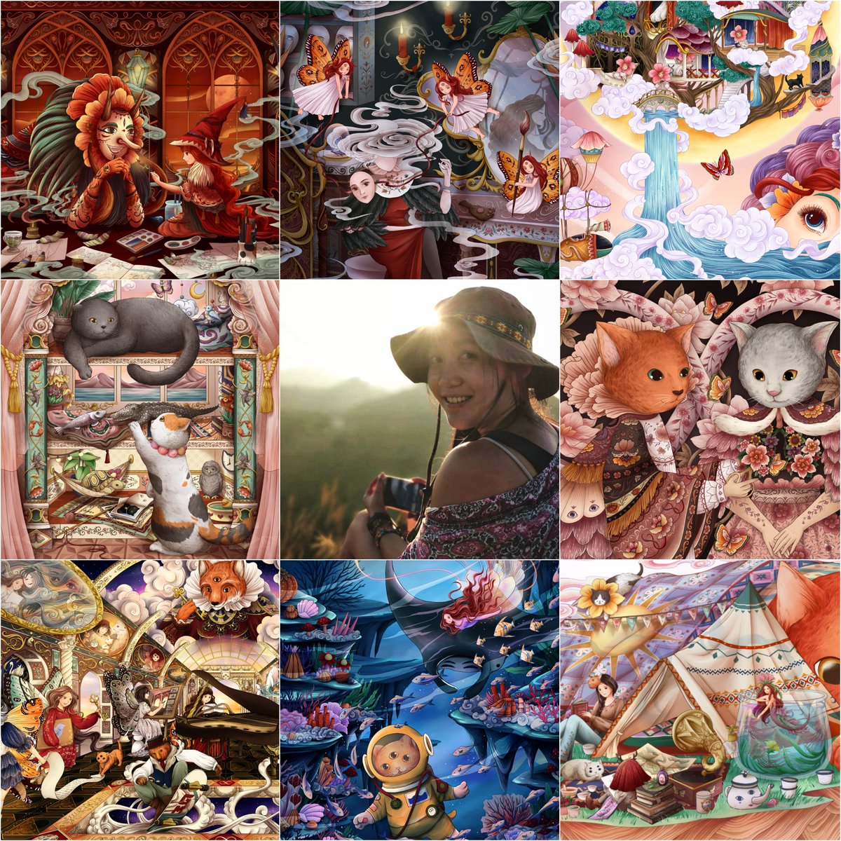 Oh, hi I'm Pinniee 🐱 #artistsontwitter