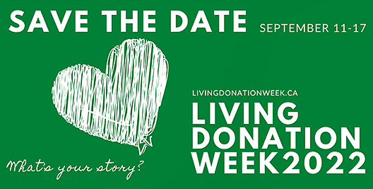 TransplantMB's tweet photo. A lot in store for #LDW2022! We’ll be posting content from our colleagues across the country, plus sharing a Manitoba living kidney donation turned love story. #TxStory #ShareTheLight https://t.co/zOw7ekGTso