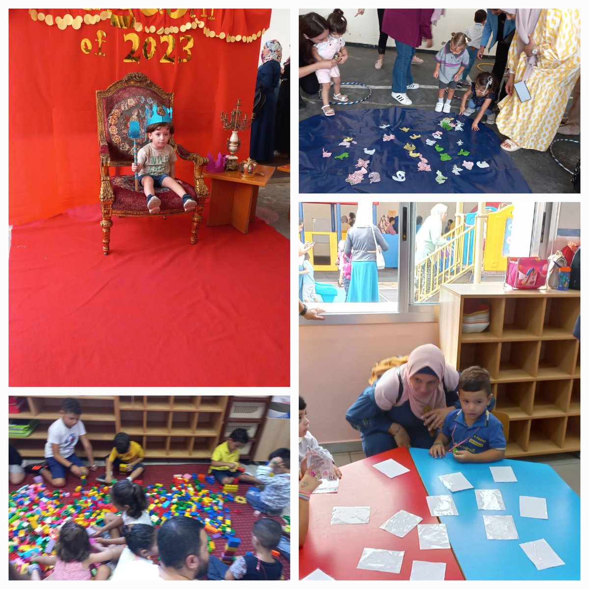 A peek at our first day of school. #Dawha_Kingdom2023 #Think_and_Act_Like_a_King <a href="/FThaalby/">Feda Thaalby</a> <a href="/makdawhaschool/">Makassed Dawha School</a>