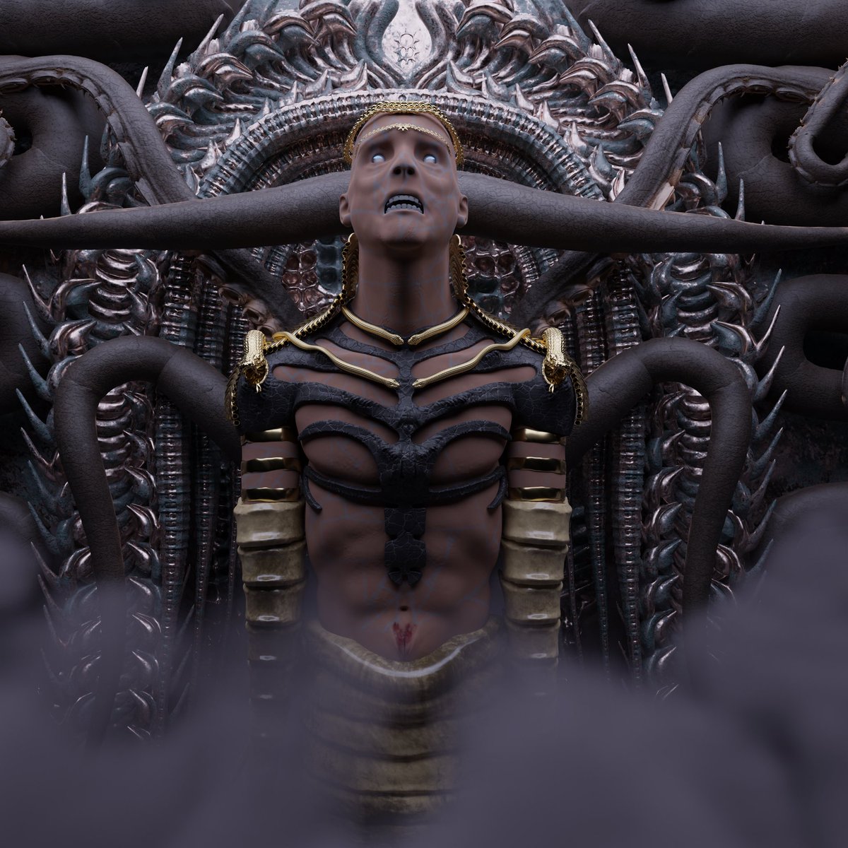 SketchlingD's tweet photo. No. 160 - Forgotten Elder - #zbrush #blender #art  #digital #digitalart #sculpt #sculpting #3dsculp #substancepainter  #sketchlingdoodles #conceptart #fantasy #anatomy #artstation #characterdesign #concept #pixelogic #zbrushcentral #anatomy #maxon #garagefarm #makersplace https://t.co/UavtmFOzOz