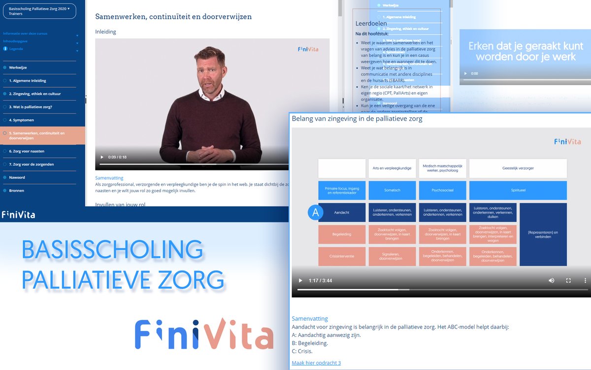 Onze scholingen worden gevonden! De masterclass Spiritualiteit, de basisscholing palliatieve zorg etc. Kijk op de website voor meer......www.finivita.nl