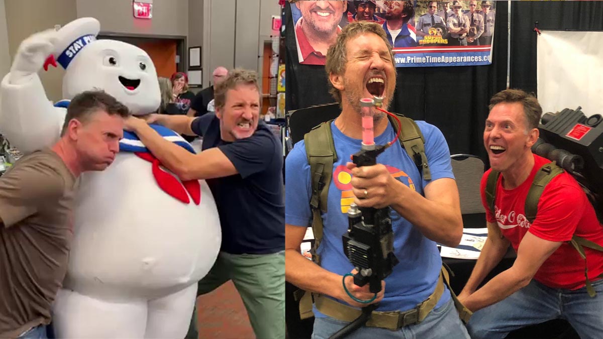 GBNewsdotcom's tweet image. Super Trooper stars become Ghostbusters, proceed to immediately beat up The Stay Puft Marshmallow Man - ghostbustersnews.com/2022/09/12/sup…

#Ghostbusters #SuperTroopers #BrokenLizard #Beerfest #ClubDread #PaulSoter #ErikStolhanske
