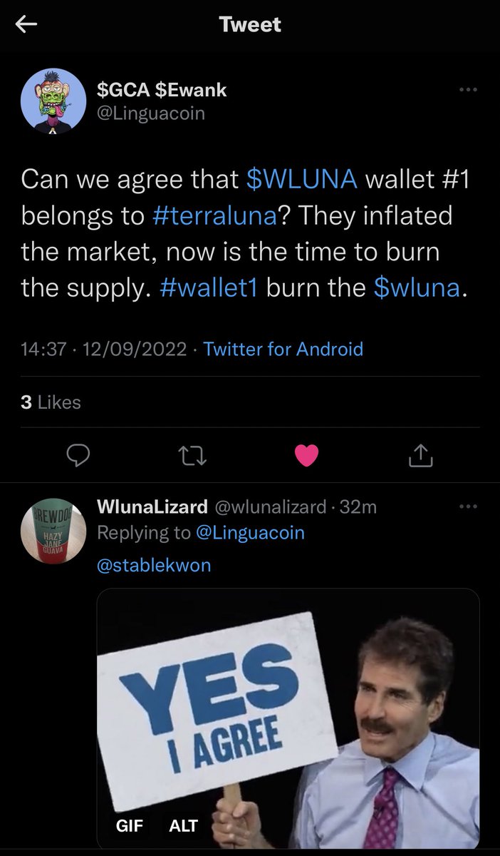 wlunalizard's tweet photo. I have reached final form: $wluna $lunc

I broke rule #1 of the #1 wallet club.
"Do not talk about wallet #1"

It was an honour ⚔️ https://t.co/qYJZHLgpN1