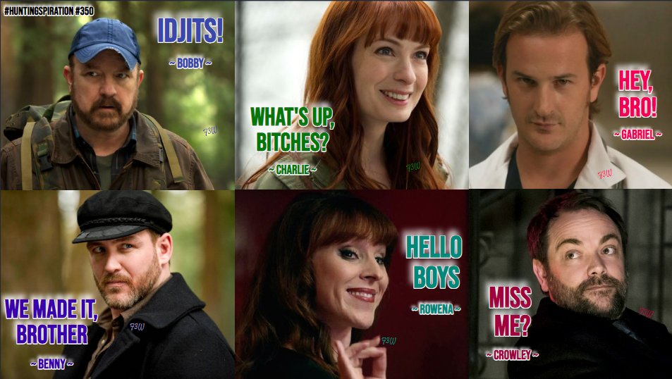 Franki3W's tweet photo. #SPNWeek #Day8 #SideCharacters
#HuntingSpiration #350
They deserved better...
#SPNFamily #Supernatural @jarpad @JensenAckles #TheyDeservedBetter #Charlie #Crowley #Benny #Bobby #Rowena #Gabriel #SPNForever #SamWinchester #OperationSidekick #DeanWinchester #WinchestersForever https://t.co/2kC8kOMlYN