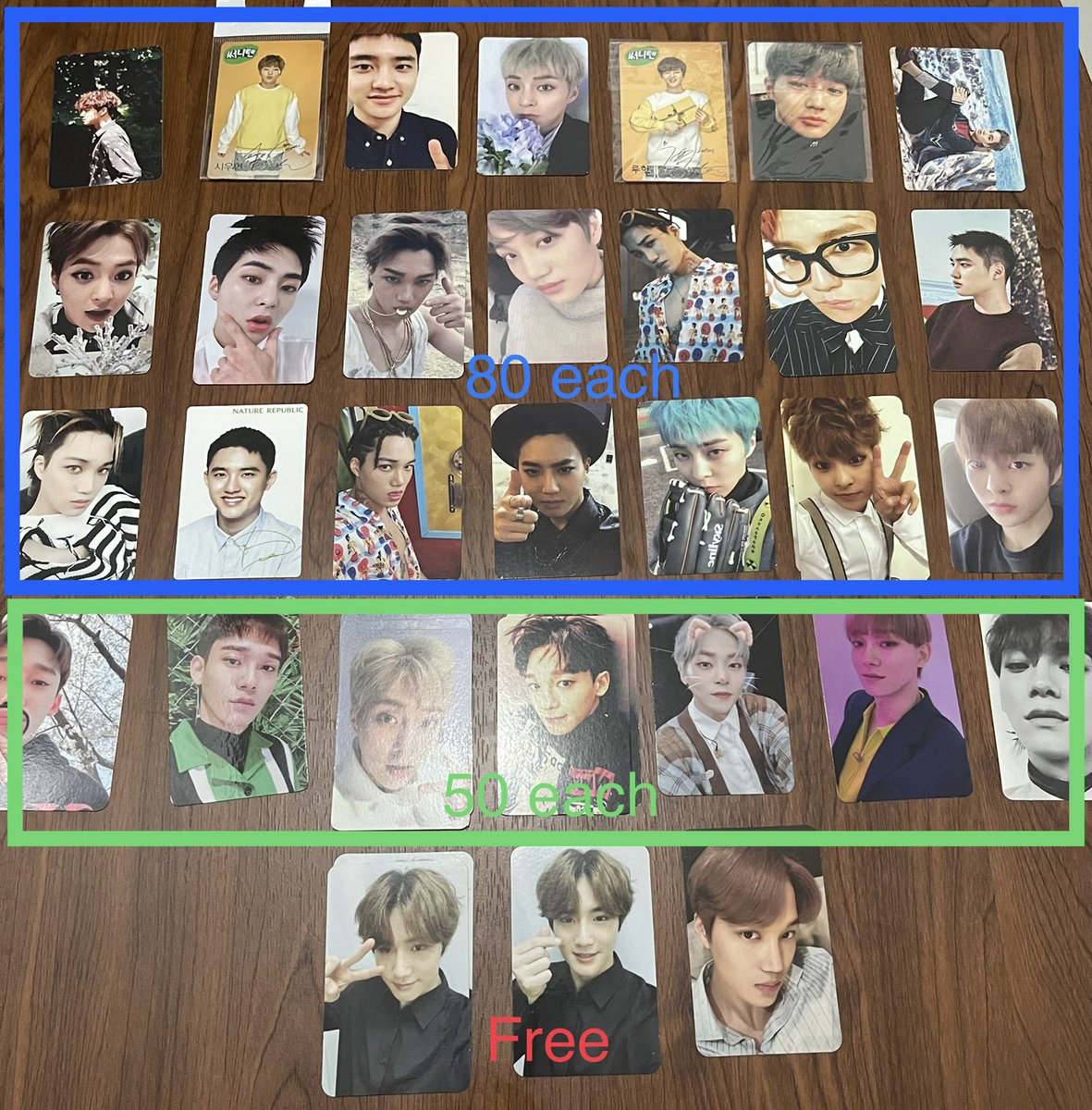 LookingForBaek's tweet photo. PAUBOS SALE

EXO PC

☑️minimum of 3pcs (combi of 2 pcs from 1st pic, 1 pc from 2nd pic)
☑️Php 300/set (combi of 3 pcs of your choice 1st pic + 1 pc from 2nd pic + free)
☑️ free pc is for set takers only
☑️ 3 days reservation only
MOP : gcash/bpi
MOD : sdd/sco (+15) https://t.co/zRg0ZXXhNP