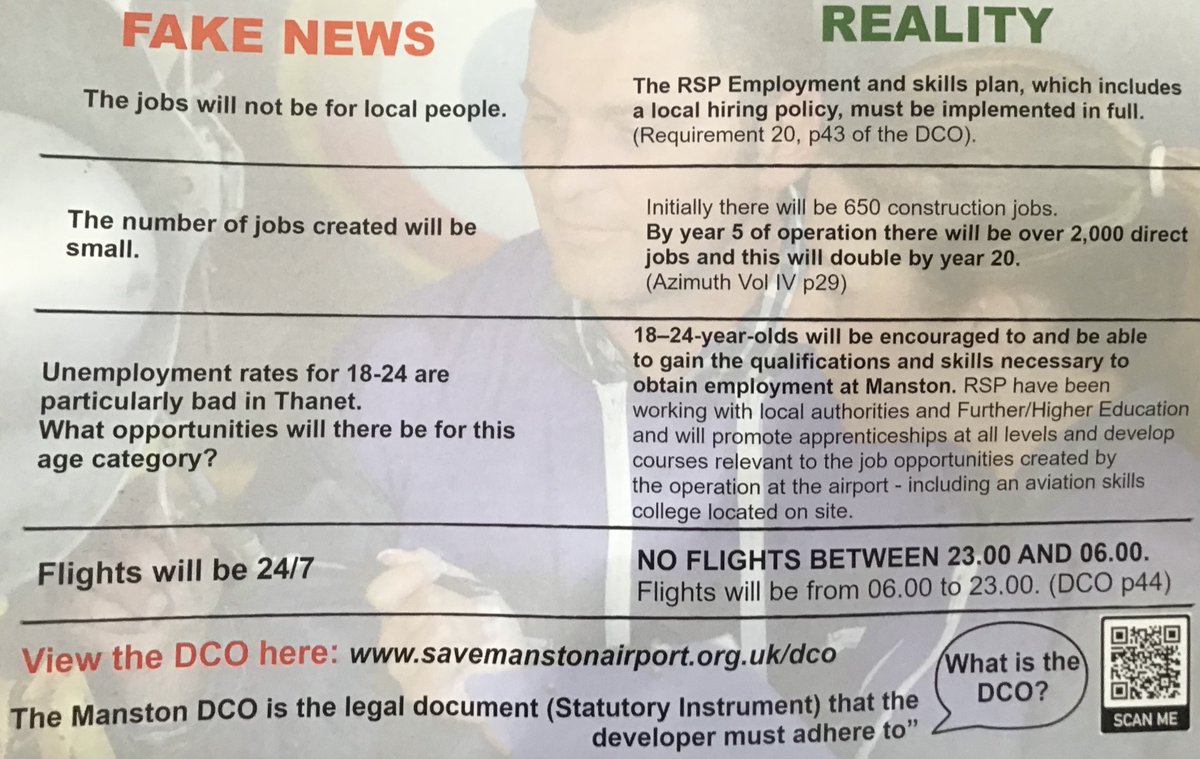 TheNanStevens's tweet image. Here’s the truth for doubters &amp;amp;  those who believe the unfortunate scaremongering and misinformation spread by @RamsgateAG, @eastkentcarma &amp;amp; other anti-airport groups, who haven’t read or quoted the latest @RSPManston DCO Statement, that has been strictly controlled since Day 1: