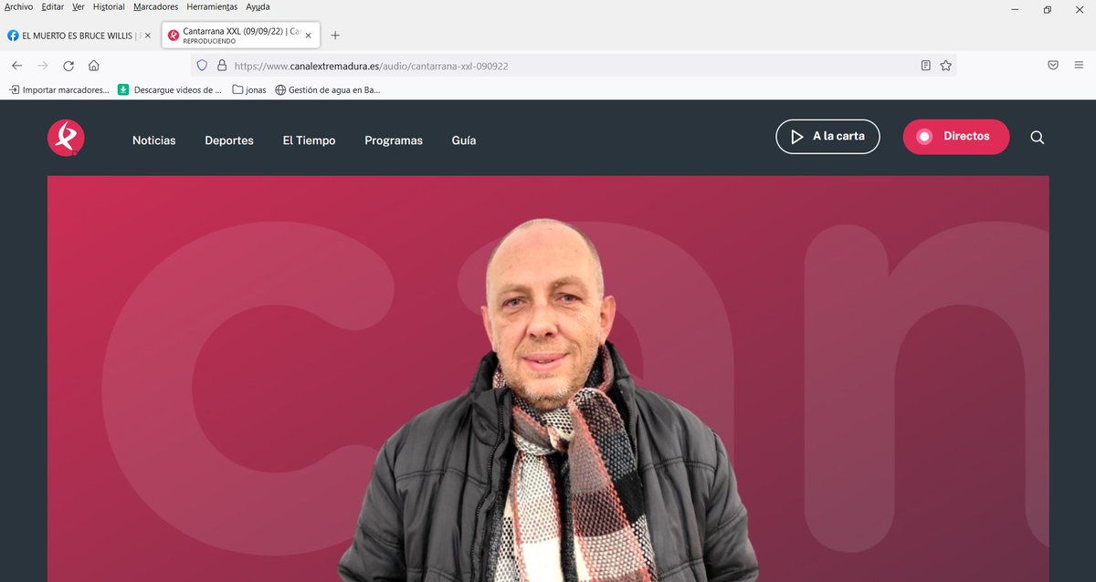 ¡¡¡GRACIAS A PEPE RADES Y LA GENTE DE CANTARRANA XXL (Canal Extremadura Radio) que nos dedicaron una hora de pograma. Aquí os lo dejo...
Cantarrana XXL (09/09/22) canalextremadura.es/audio/cantarra…