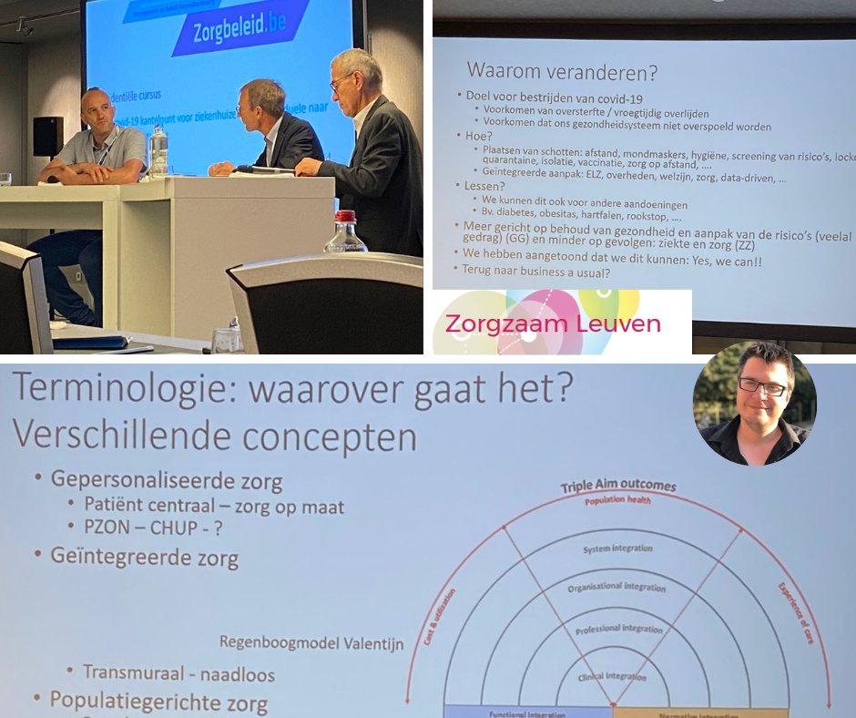 Afgelopen weekend deelde dr. Gijs Van Pottelbergh (huisarts/coördinator ZZL) zijn ervaringen vanuit ZZL mbt het pilootproject geïntegreerde zorg voor de chronische patiënt op de cursus 'Het covid-19 kantelpunt voor ziekenhuizen: van individuele naar populatiegerichte zorg'.