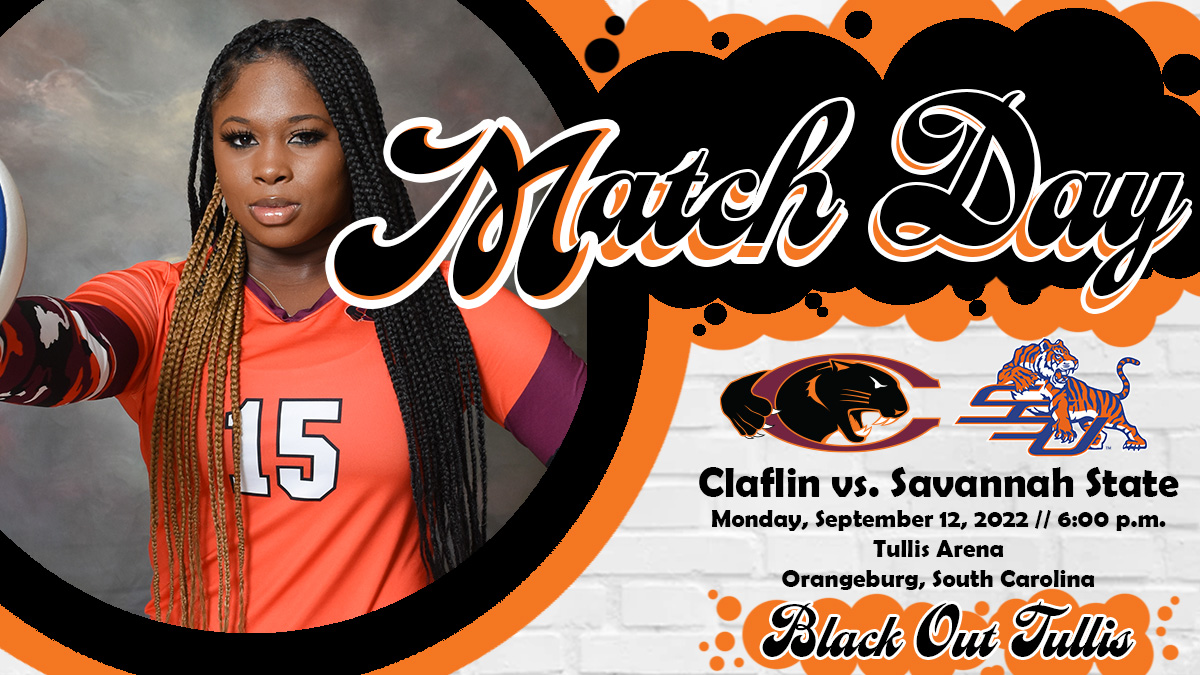 ClaflinPanthers's tweet photo. Alright Lady Panther Fans! Let's BLACK OUT TULLIS ARENA for tonight's match against Savannah State! #PAWSUp https://t.co/XZoQERGcNR