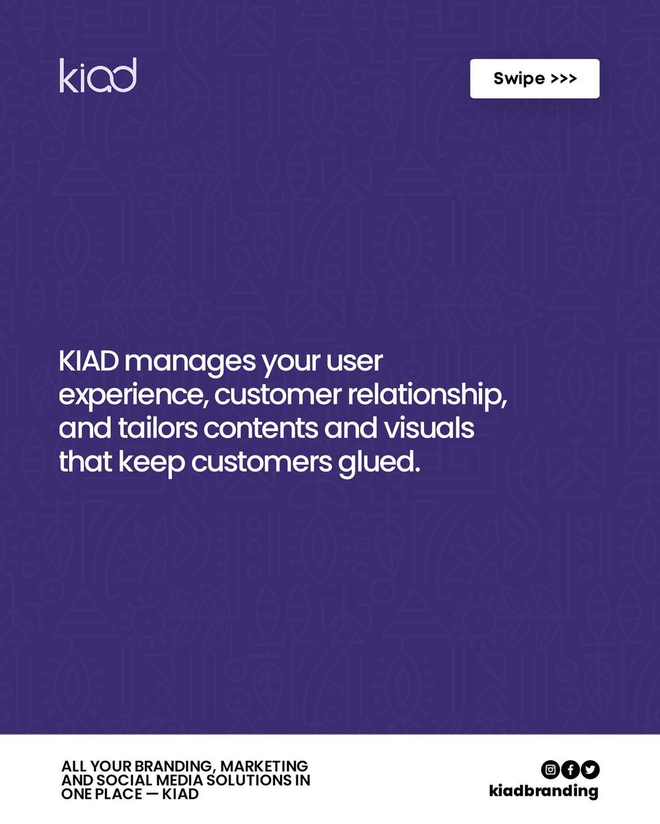 Kiad_gl's tweet photo. As usual, Monday comes with good news😇

We bring a bit of Kiad’s good news to you this Monday by telling you about what we do💃💃.

Watch this space guys...we have so much to offer your brand!

#kiadbranding  #branding #T20WorldCup2022 #HappyBirthdayNamjoon https://t.co/M5ywKLARn7