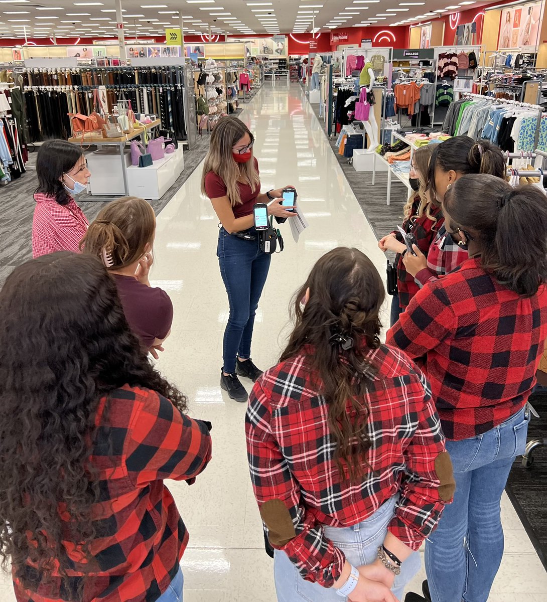 Can’t find what you need? We can help you Save the Sale! <a href="/AnjelicaBotello/">Anjelica Botello</a> coaching/training/developing our flannel Style team - is it Autumn yet? Loving the vibes!