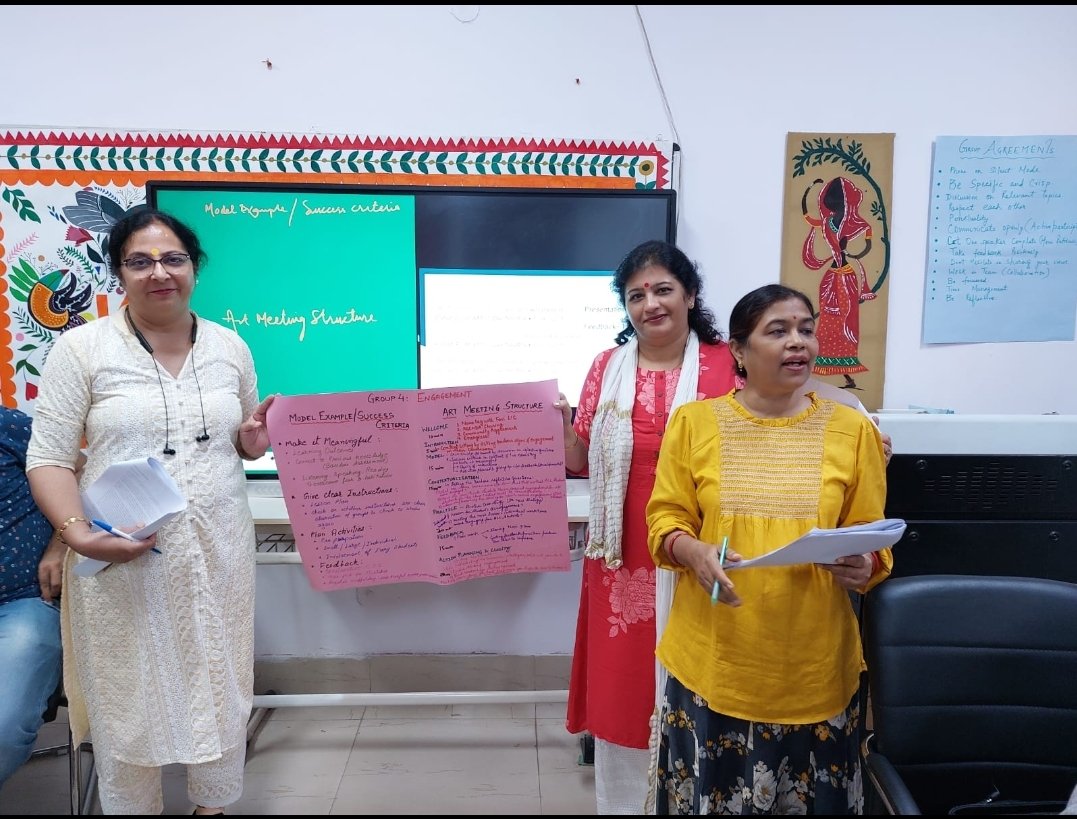 MeenakshiMalha2's tweet image. Focus Areas of
#LearningImprovementCycle-11:

🎯Including ALL Teachers
🎯Observation &amp;amp; Feedback  
🎯Building Confident Learners

Discussed during the  #DelhiMentorTeachers' #CoLearningSession today at @karkardoomadiet 

@Dir_Education @PbpandeyB @AmitaSh25774527
@STIReducation