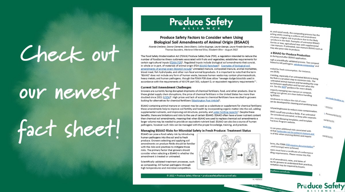 Produce Safety Alliance tweet media