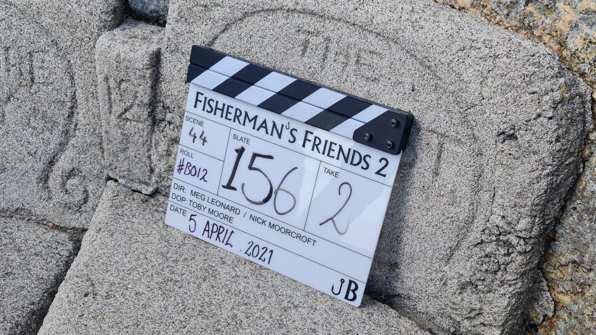 Mission_Digital's tweet photo. Have you had a chance to see #FishermansFriends2 in the cinema just yet? We’re loving the subtle fisherman hooks art on this clapperboard! Martine Skogstad assisted DOP Toby Moore on this project by handling On Set DIT duties on the coast. https://t.co/PN7E2P8Yhm