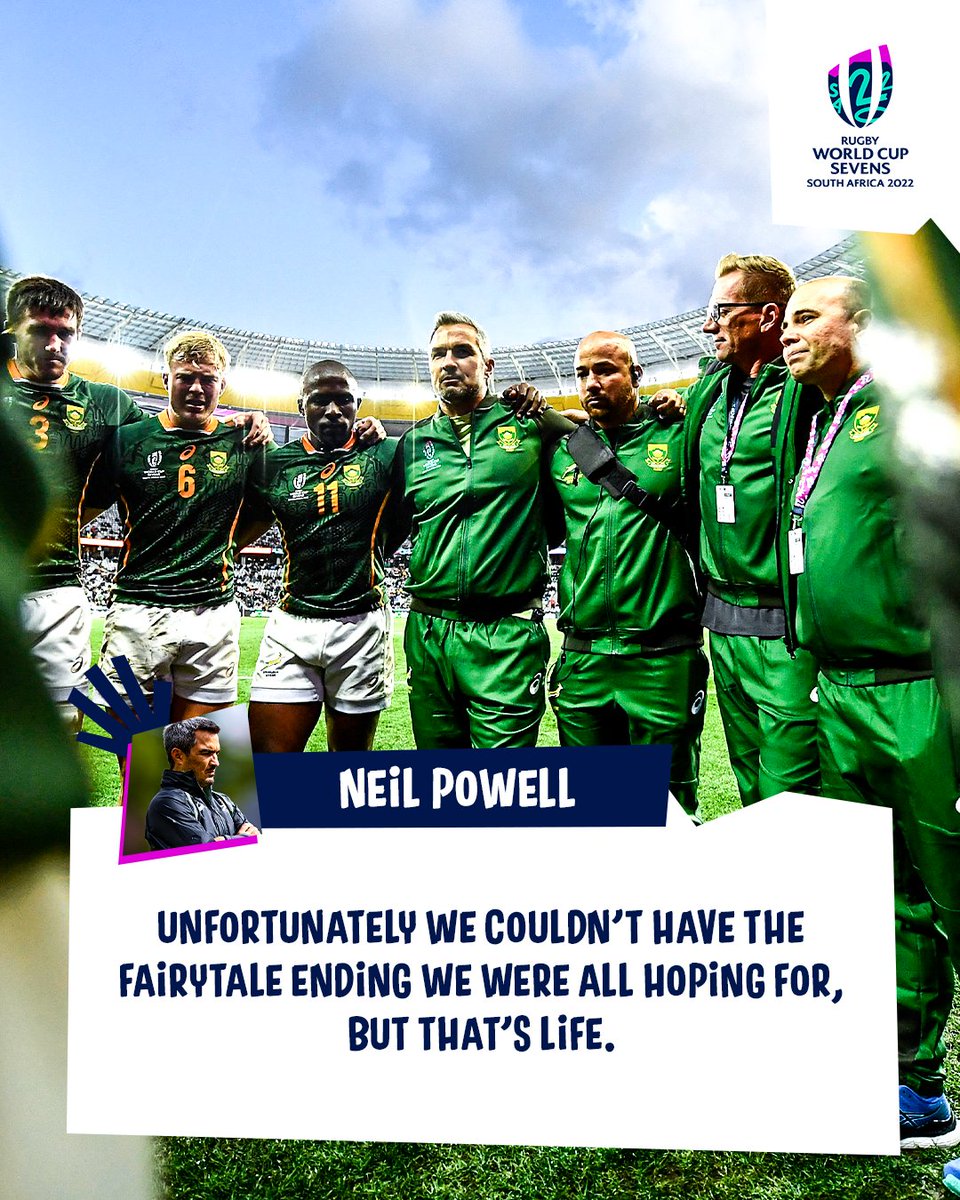 SVNSSeries's tweet photo. Neil Powell will treasure the memories of his time with the @blitzboks 💚

#RWC7s | #HereToSevens https://t.co/7u4xVpZDLS