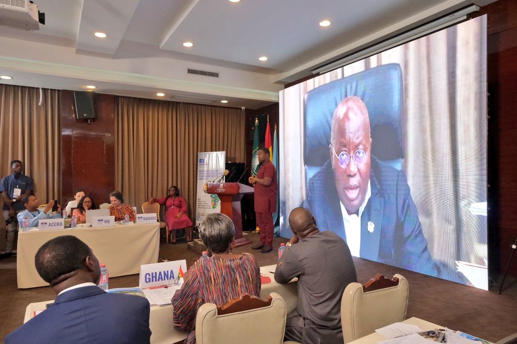 UNinGhana's tweet photo. Over 50 African countries are in Ghana🇬🇭 for the #RegionalMeeting of National Commissions for @UNESCO's Global Priority African Flagship Programme which focuses on advancing #genderequality and Agenda 2063. The Commissions act as agencies of partnership, liaisons &amp; information. https://t.co/21akvIILVQ