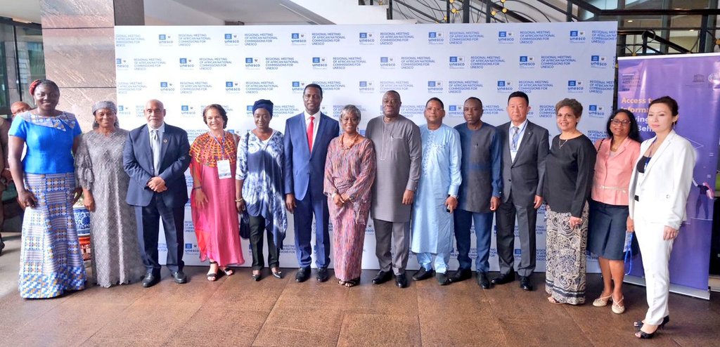 UNinGhana's tweet photo. Over 50 African countries are in Ghana🇬🇭 for the #RegionalMeeting of National Commissions for @UNESCO's Global Priority African Flagship Programme which focuses on advancing #genderequality and Agenda 2063. The Commissions act as agencies of partnership, liaisons &amp; information. https://t.co/21akvIILVQ
