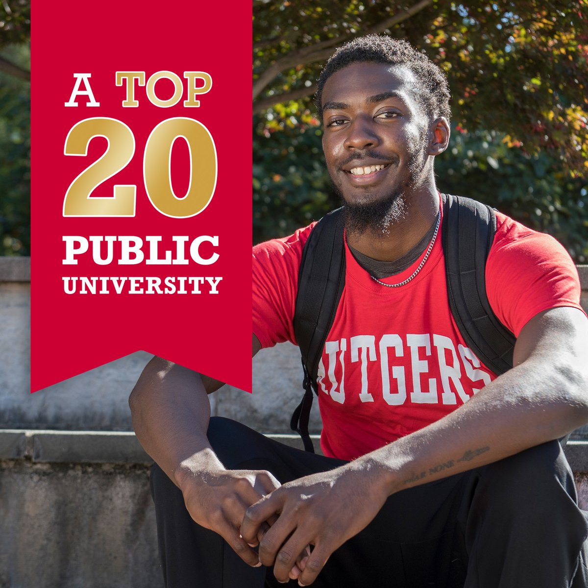 The stats are in! #RutgersNB was ranked #19 among top public schools in the nation by U.S. News &amp; World Report.
