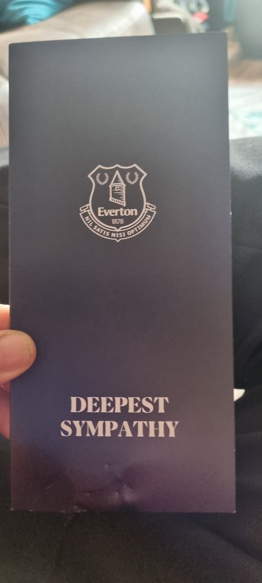 eamo976's tweet photo. Thank you so much @Everton for my little brothers @paddyoflaefc sympathy card, means so much to our family https://t.co/zLMoYlm9KK