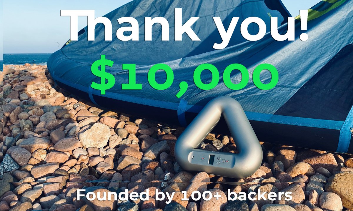 cor_pump's tweet image. What an incredible start! $10,000+ funded in 30 hours 🔥 Help us make a better campaign. Such wonderful support for the project from everyone 🙏

kickstarter.com/projects/corpu…

#corpump #Kickstarter #kitesurfing #kiteboarding #surfing #kitespots #inflator #techcrunch #backers