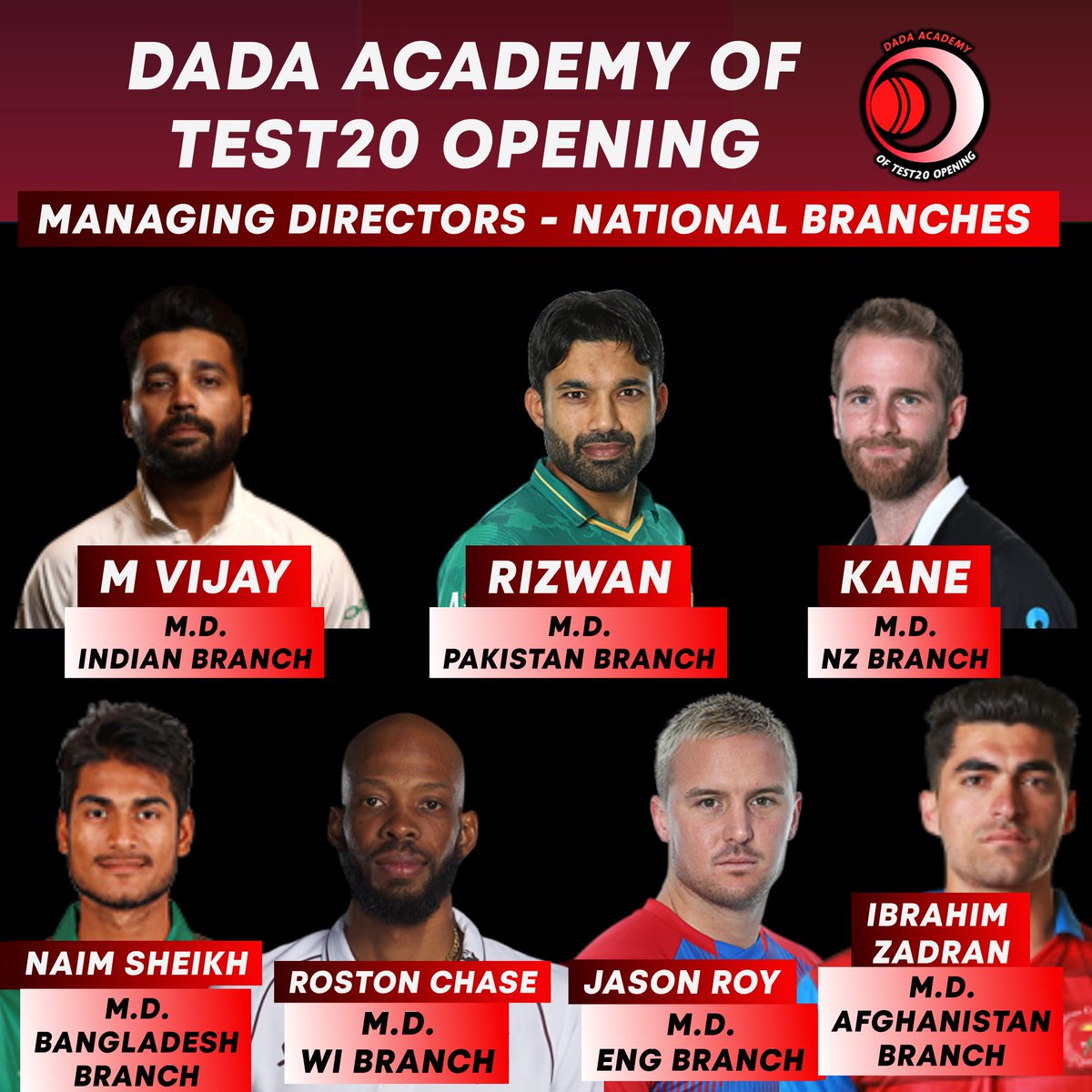 DadaAcademyT20's tweet photo. Our new national branch M.D.s for the big event 🎉 #T20WC https://t.co/TDkVU0a450
