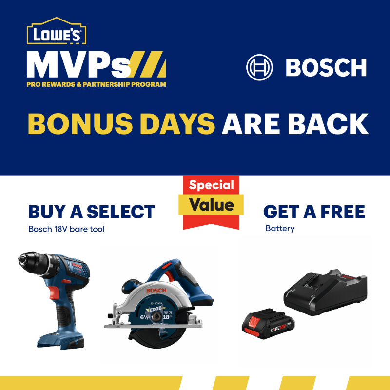 Lowe's on Twitter a Lowe's MVP today and earn points on select products and accessories
