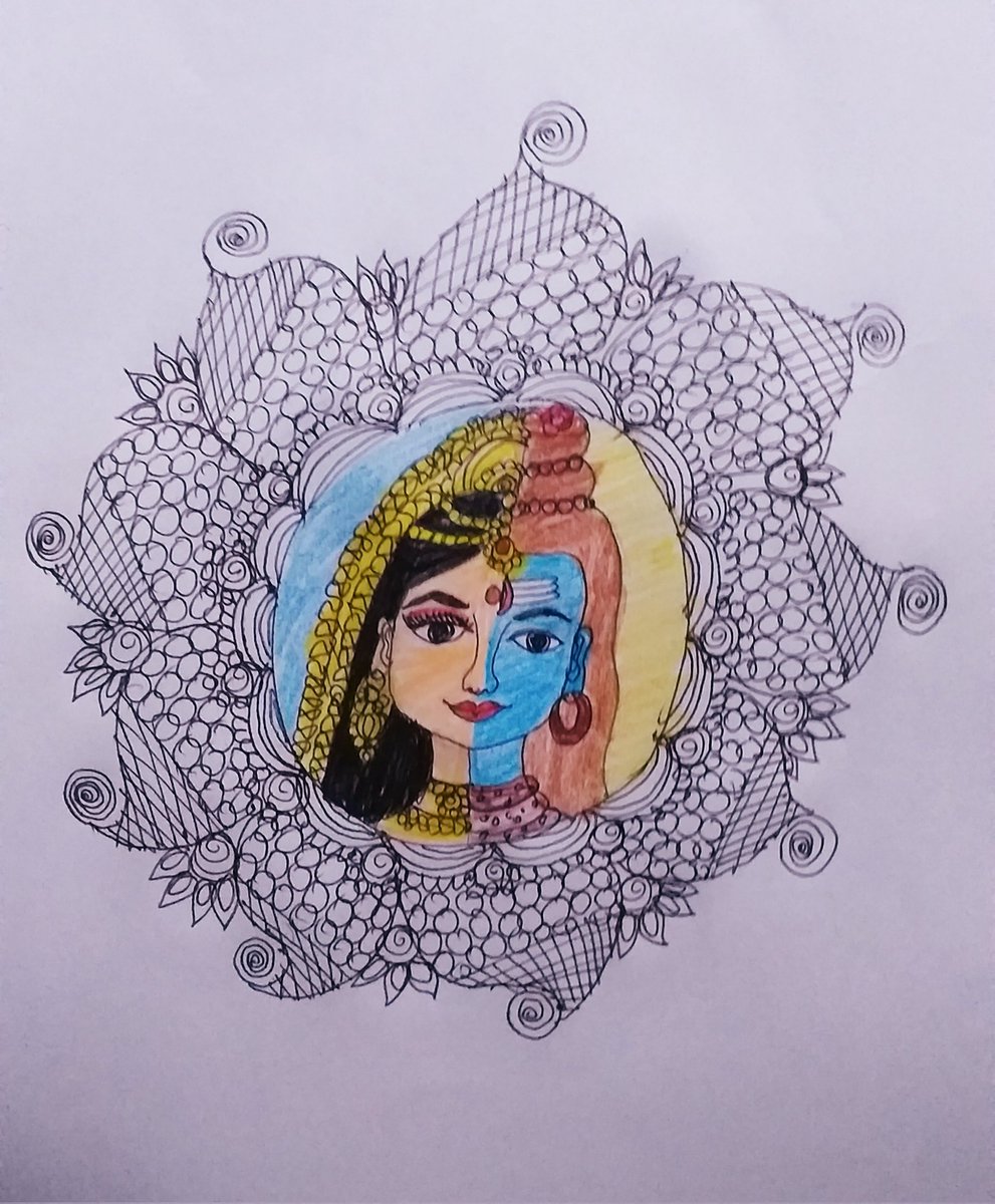 RenuSuryavansh3's tweet photo. https://t.co/DYbnBhfBKc
Shiv Parvati ji Doodle Art #viral #shiparvati #doodleart #art #sketch #artwork #artoftheday #artist #newart #freshart #trendingart #simpleart #easyart #differentart #arttutorial #sketchtutorial #drawingtutorial #like #penciltutorial #gainlike https://t.co/cZzmm0cCr5