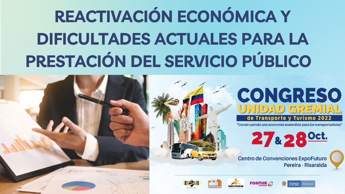 Para la #UNIDADGREMIAL2022 la reactivación económica es la prioridad de #ElGobiernoDelCambio. Solicitamos a <a href="/MinTransporteCo/">MinTransporte</a> @MinistroReyes y a <a href="/infopresidencia/">Presidencia Colombia 🇨🇴</a> que escuchen nuestras estrategías para superar las dificultades actuales  #ComienzaTuGobierno #FelizInicoDeSemana