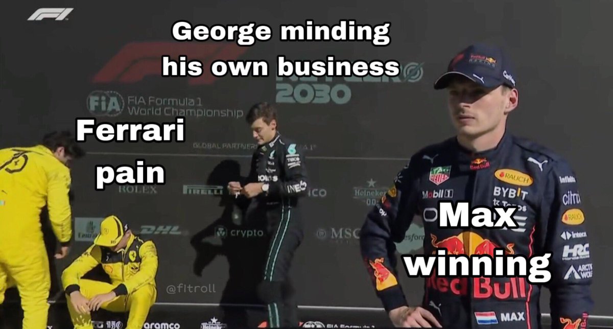 f1trollofficial's tweet photo. 2022 season in one picture https://t.co/897bELkEa6